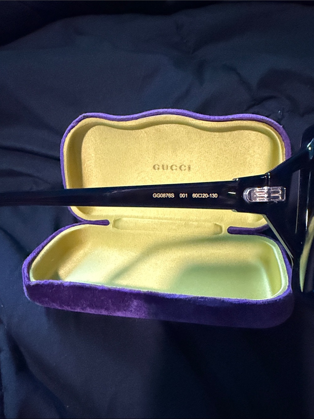 GUCCI Black Square Oversized Sunglasses - Picture 5 of 9